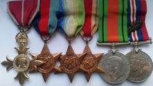 WW2 OBE / MID Group of Six Medals + Miniatures